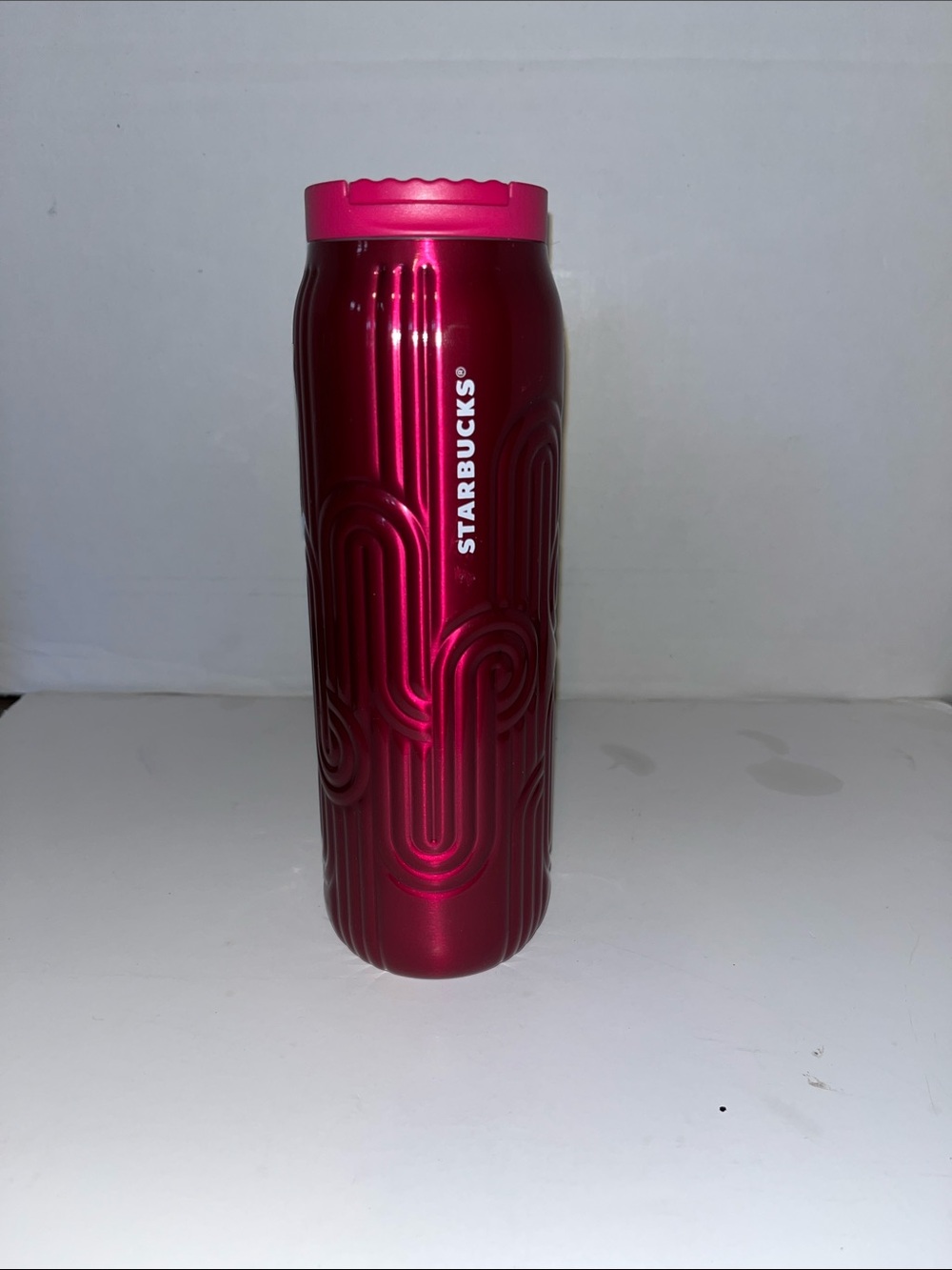 Starbucks Metallic Fuchsia Travel Tumbler